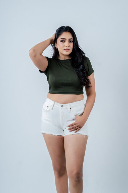 RIB-KNIT CROP TOP - Image 2