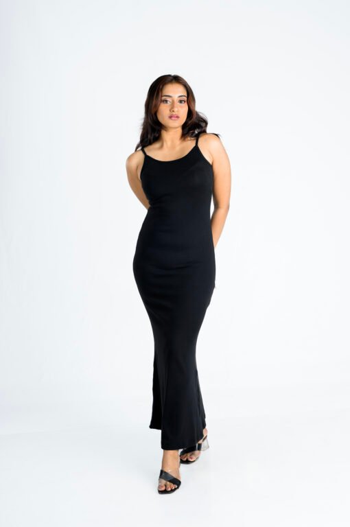 SOLID CAMI BODYCON MAXI DRESS