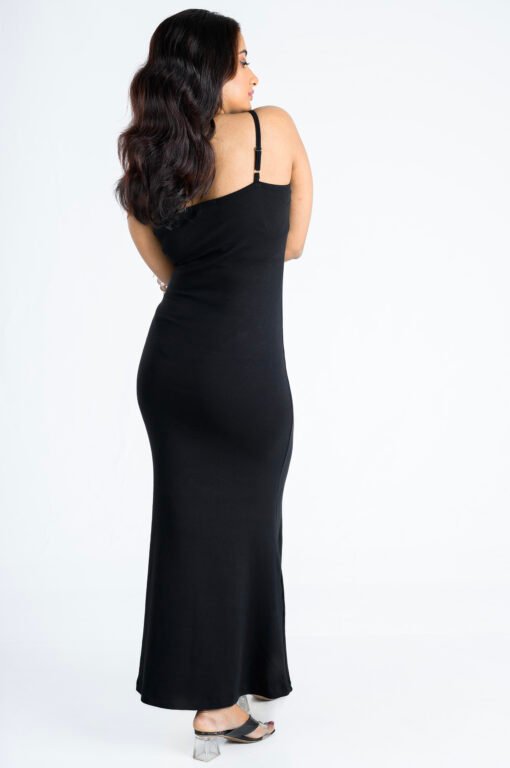 SOLID CAMI BODYCON MAXI DRESS - Image 2