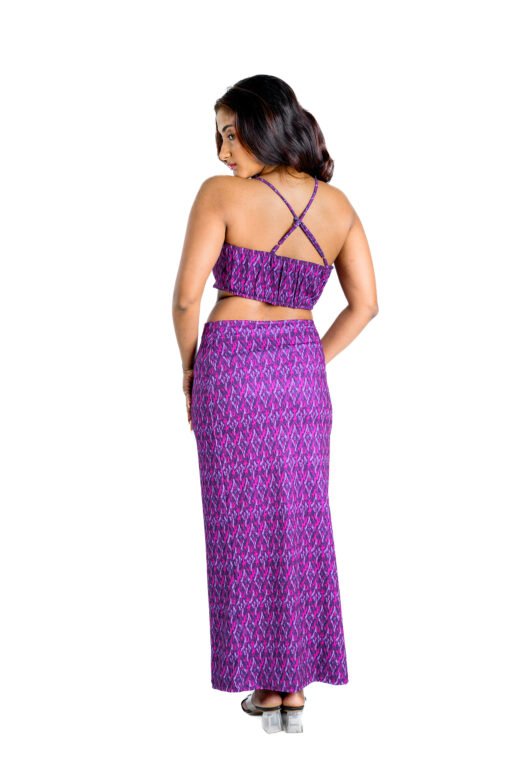 CRISS CROSS BACKLESS BODYCON MAXI DRESS - Image 2